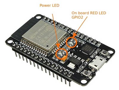 4.esp32 led